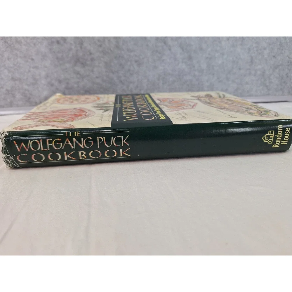 The Wolfgang Puck Cookbook 1986 First Edition Hardcover Spago Chinois Recipes